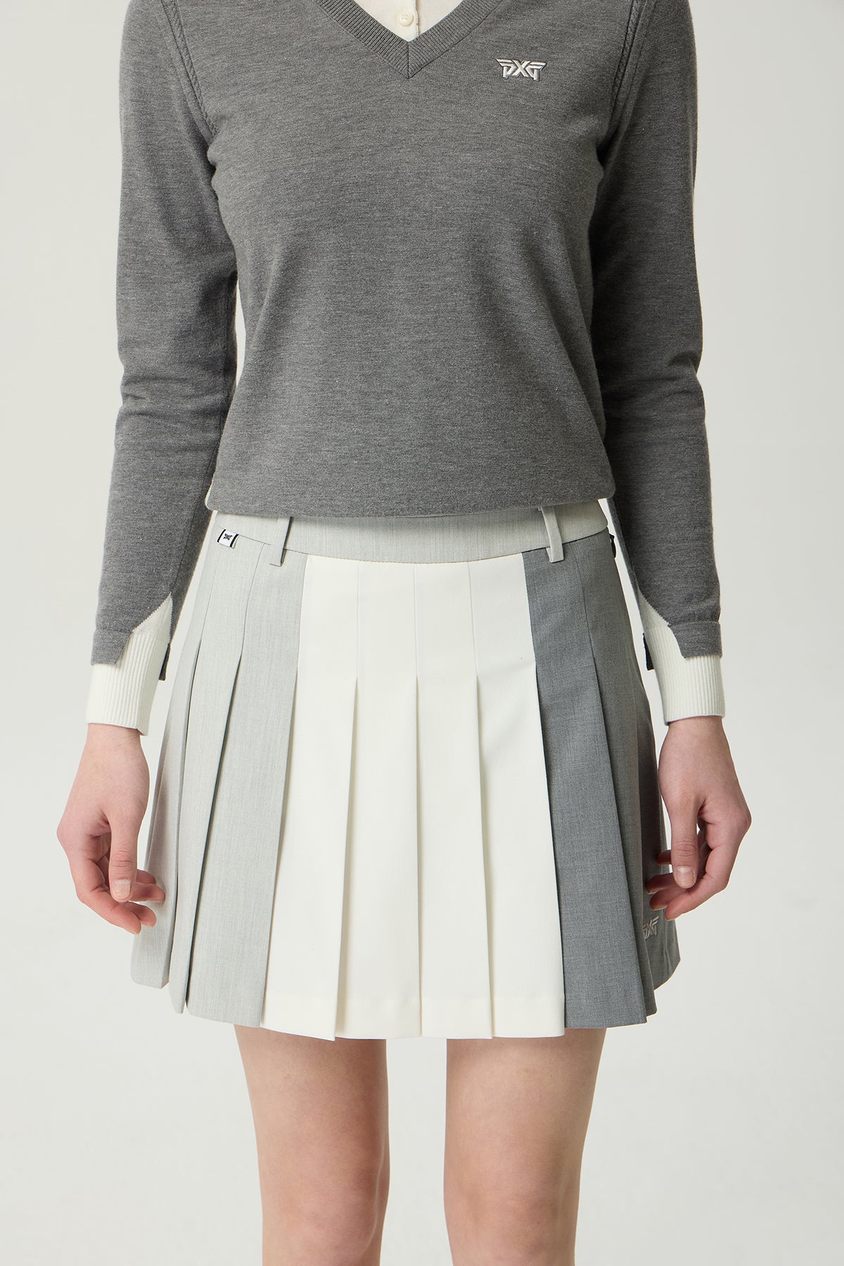 WMNS TRICOLOR PLEATED SK