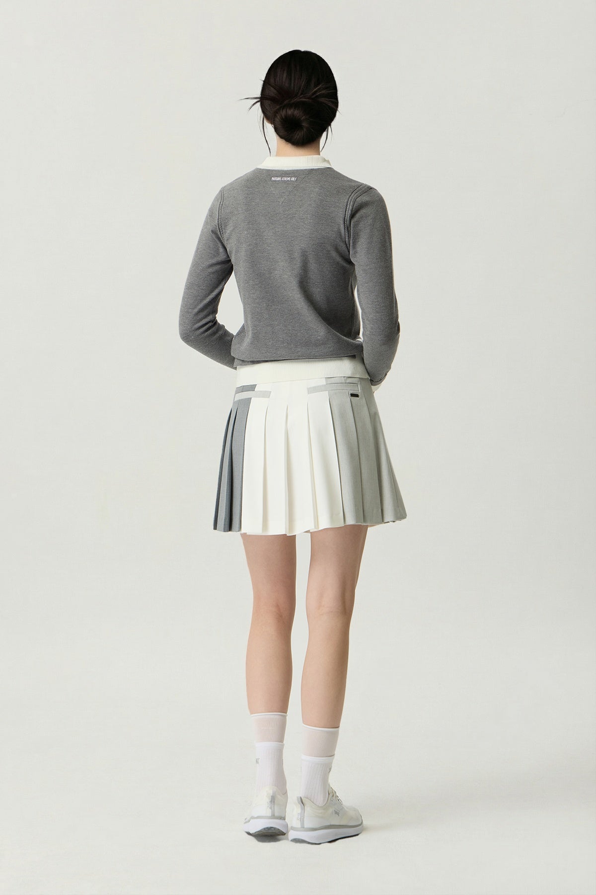 WMNS TRICOLOR PLEATED SK