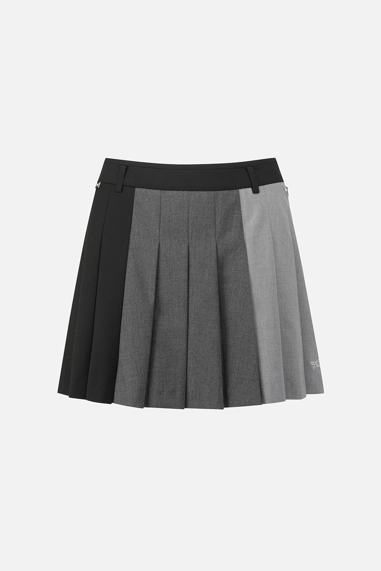 WMNS TRICOLOR PLEATED SK