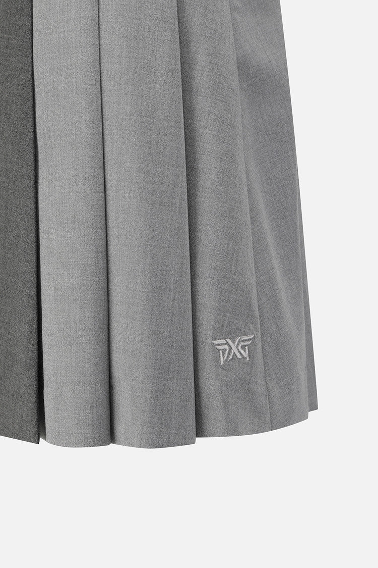 WMNS TRICOLOR PLEATED SK