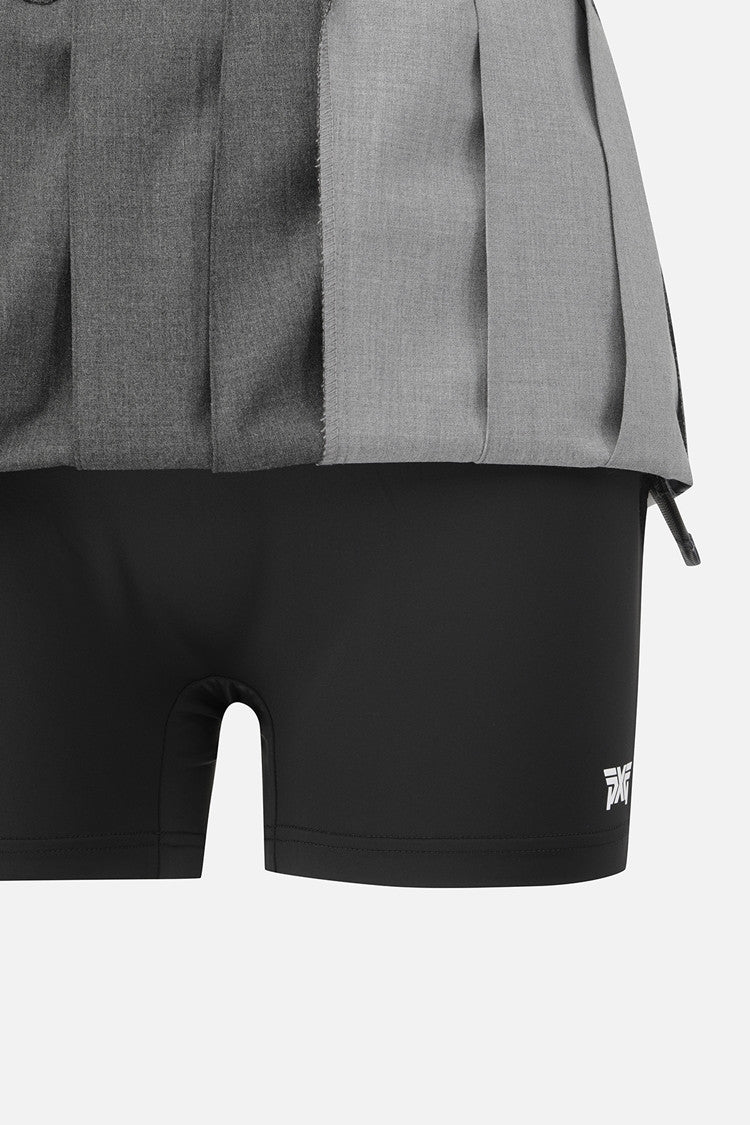 WMNS TRICOLOR PLEATED SK