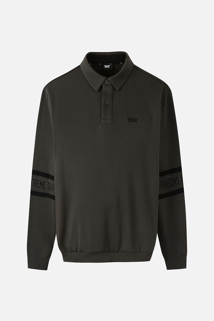MNS RECON KNIT HYBRID COLLAR LS