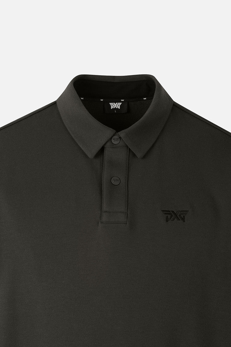MNS RECON KNIT HYBRID COLLAR LS