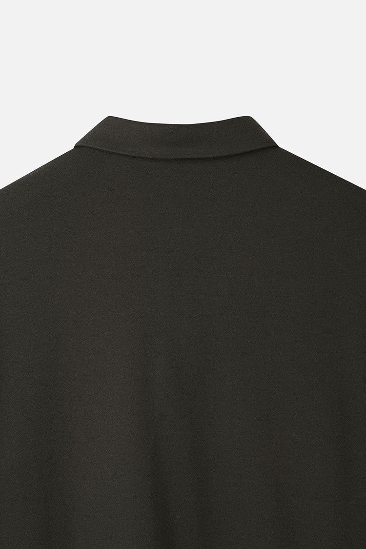 MNS RECON KNIT HYBRID COLLAR LS