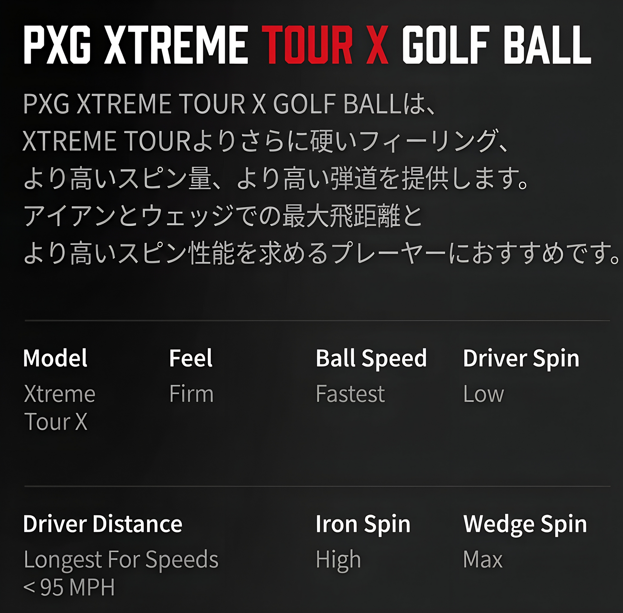 Xtreme Tour X Golf Ball-White Dozen